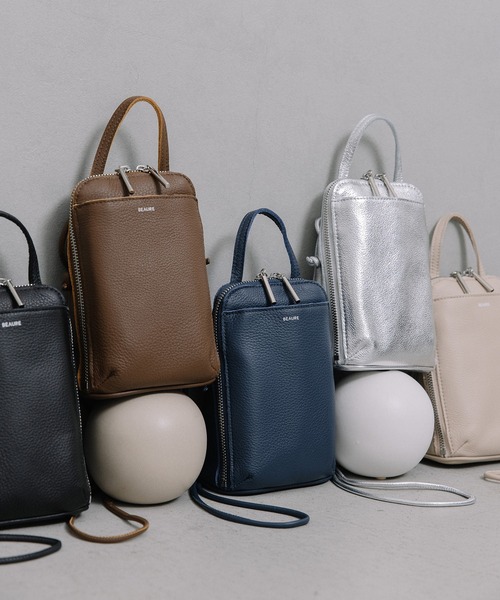 Beau're（ヴュレ） ショルダーバッグ バッグ BEAURE New ブガッティ型