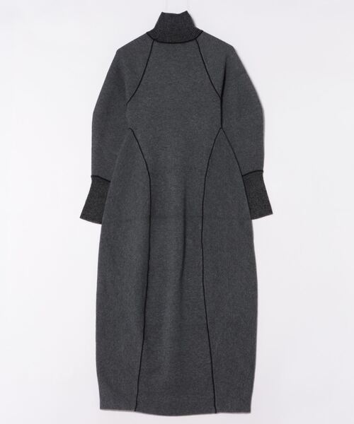 「TODAYFUL」 ニットワンピース 38inch オリーブ レディース_画像2