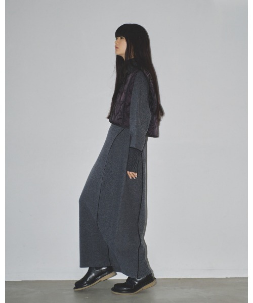 「TODAYFUL」 ニットワンピース 38inch オリーブ レディース_画像7