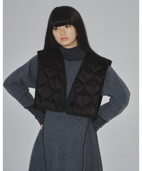 「TODAYFUL」 ニットワンピース 38inch オリーブ レディース_画像8