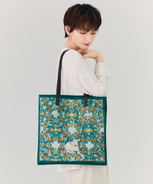 SWASH LONDON トートバッグ トートバッグ コットンプリント 