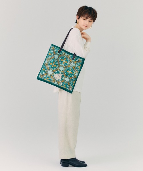 SWASH LONDON トートバッグ トートバッグ コットンプリント 