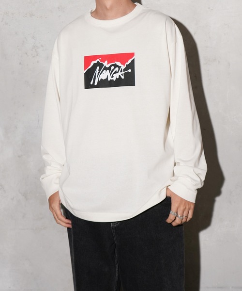 NANGA（ナンガ） tシャツ NANGA×RYUJI KAMIYAMA L/S TEE 神山隆二