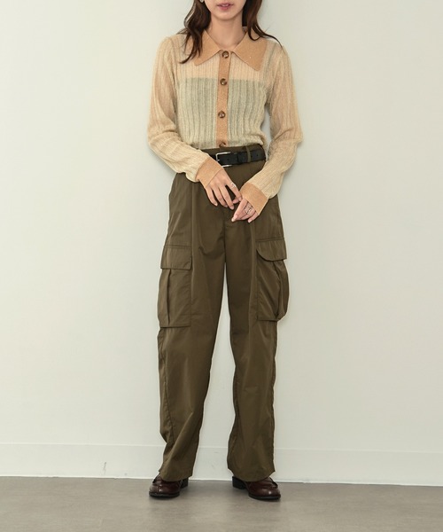 「MAISON BREEZE reveur」 長袖ニット FREE シルバー レディース_画像6