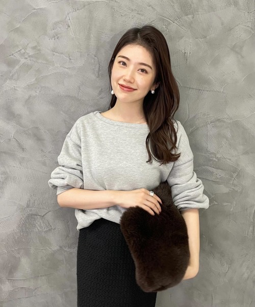 anuans（アニュアンス） スウェットカットソー FREE ブラウン