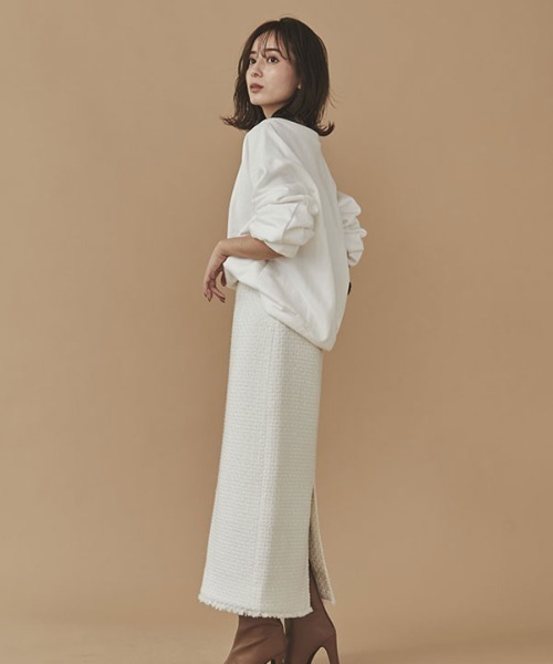 anuans（アニュアンス） スウェットカットソー FREE ブラウン