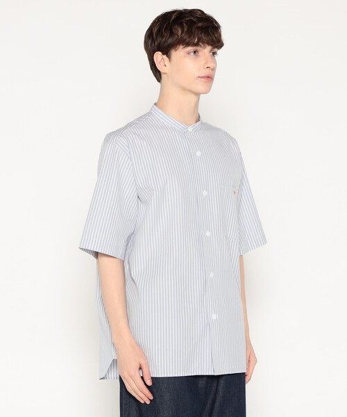 新品　DANTON 半袖シャツ ライトブルー Danton（ダントン） 半袖シャツ 42 ブルー系その他 メンズ : ZOZOTOWN