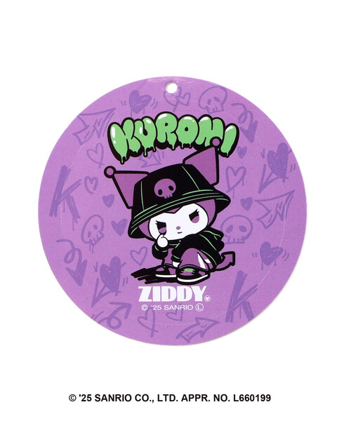 ZIDDY（ジディー） トレーナー 「クロミ」刺しゅう配色リンガー