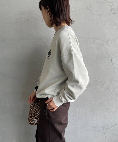 「PENDLETON」 スウェットカットソー M グレー レディース_画像9