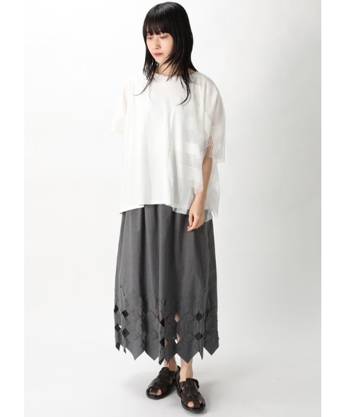 「ZUCCa」 半袖カットソー M size ブラック レディースの画像