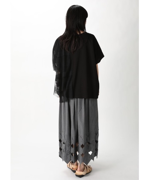 「ZUCCa」 半袖カットソー M size ブラック レディースの画像