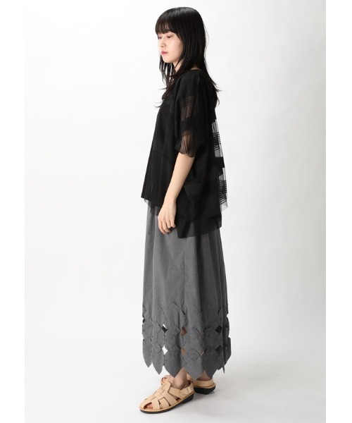 「ZUCCa」 半袖カットソー M size ブラック レディースの画像