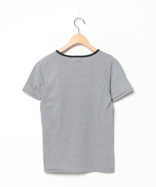 「PICCADILLY」 ボーダー柄半袖Tシャツ FREE ブラック レディース_画像2