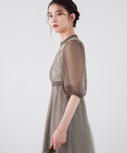 「niana」 半袖ワンピース M ブラック レディース_画像2