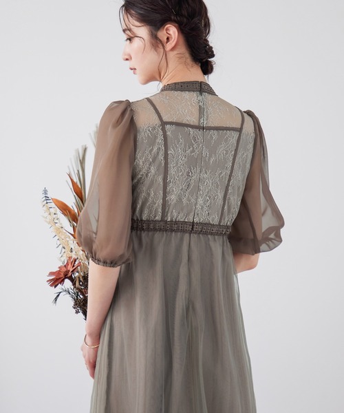 「niana」 半袖ワンピース M ブラック レディース_画像5