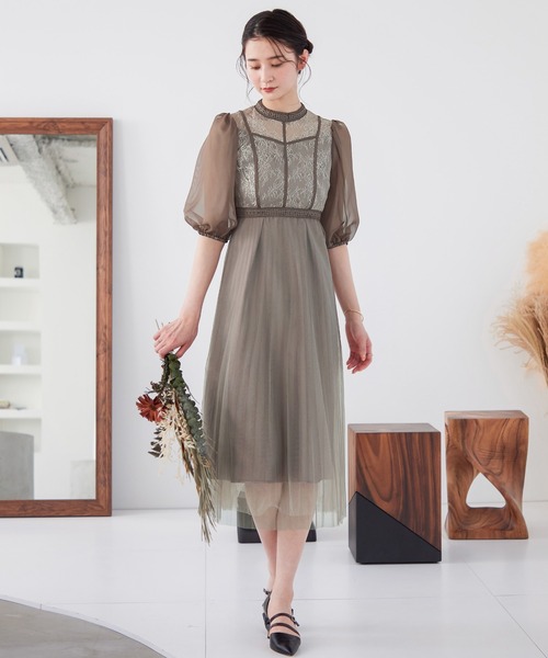 「niana」 半袖ワンピース M ブラック レディース_画像7