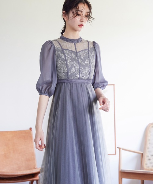 「niana」 半袖ワンピース M ブラック レディース_画像9