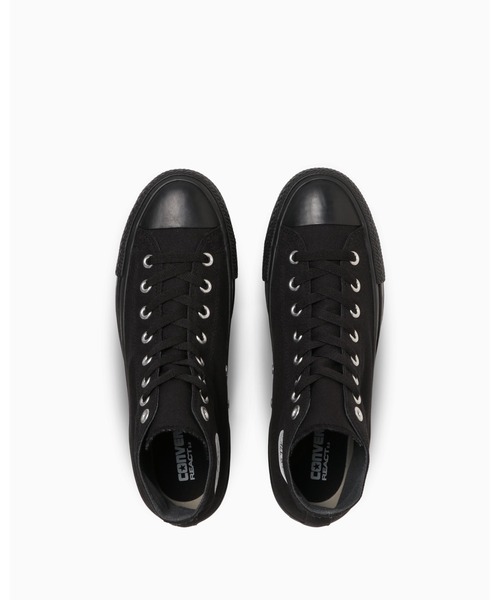 「CONVERSE ALL STAR」 ハイカットスニーカー 8.5 ブラック×ブラック レディース_画像4