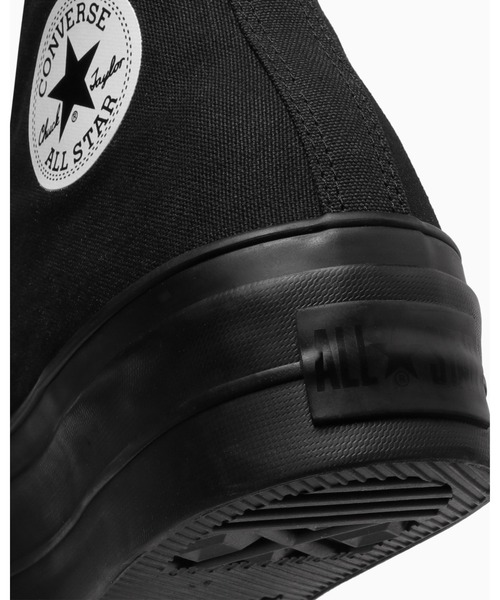 「CONVERSE ALL STAR」 ハイカットスニーカー 8.5 ブラック×ブラック レディース_画像8