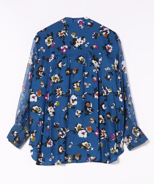 「H.A.K」 長袖ブラウス FREE ブルー レディース_画像2