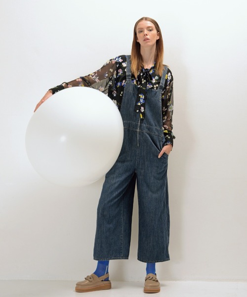 「H.A.K」 長袖ブラウス FREE ブルー レディース_画像6