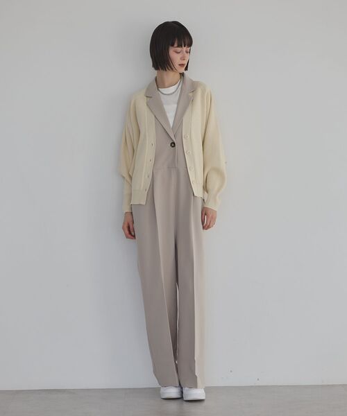 サロペット・オーバーオール・オールインワン AMERI TAILORED ALL IN ONE サロペット オーバーオール 入学式 テーラードオールインワン