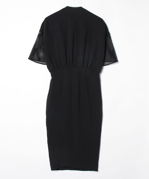 「PAMEO POSE」 7分袖ワンピース - ブラック レディース_画像2