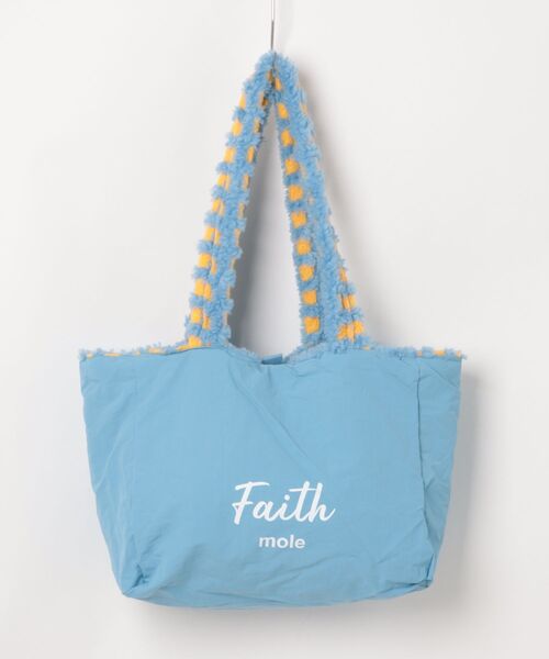 Mignonjour トートバッグ FReePLACe/チェック柄 もこもこトートバッグ