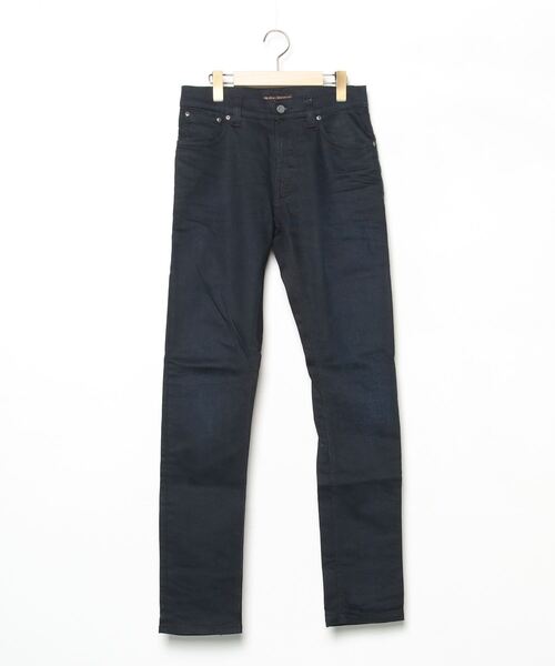 ［新品］NudieJeansブラックスキニーデニムW30L30 即購入OK Nudie Jeans（ヌーディージーンズ） スキニーデニムパンツ W30 L32
