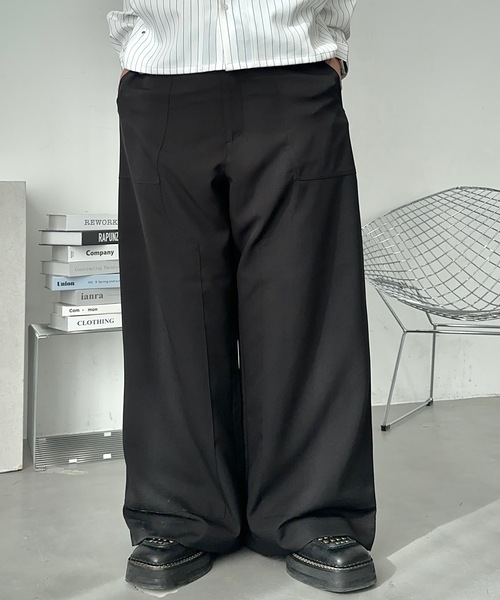 MandO（エムオー） スラックス ダブルニーバギーアソートワイド