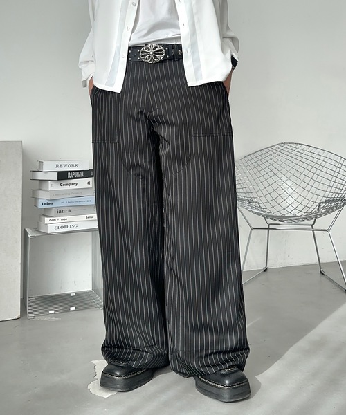 MandO（エムオー） スラックス ダブルニーバギーアソートワイド