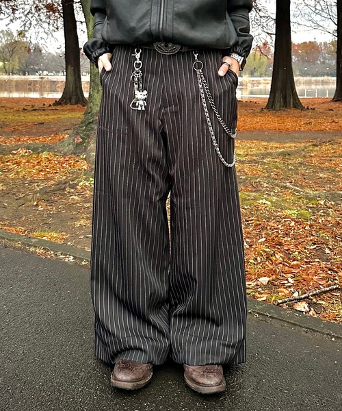 MandO（エムオー） スラックス ダブルニーバギーアソートワイド