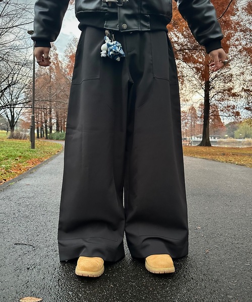 MandO（エムオー） スラックス ダブルニーバギーアソートワイド