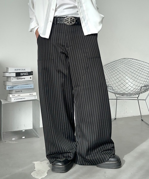 MandO（エムオー） スラックス ダブルニーバギーアソートワイド