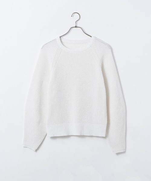 「for/c」 長袖ニット M チャコールグレー レディース_画像5