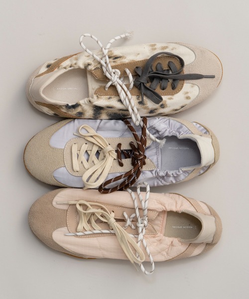 MAISON SPECIAL（メゾンスペシャル） スニーカー Soft Barre Sneakers 