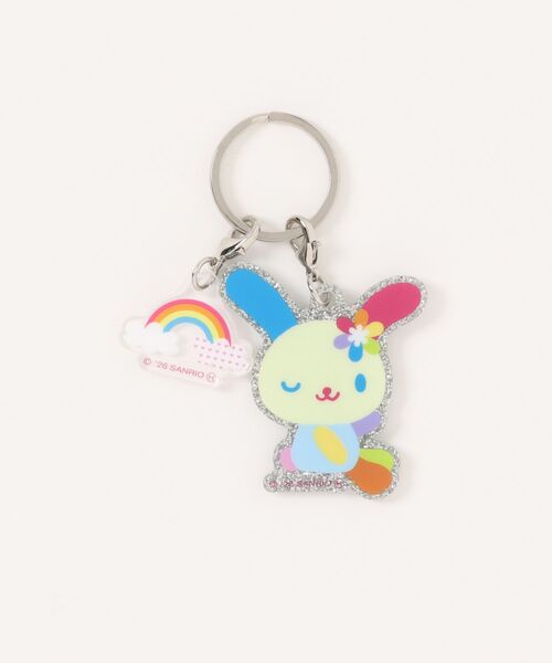 sanrio（サンリオ） キーホルダー ウサハナ 2連ラメ入りアクリル