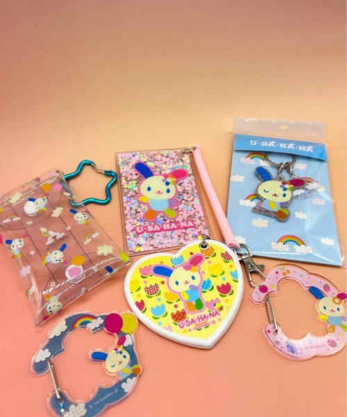 sanrio（サンリオ） キーホルダー ウサハナ 2連ラメ入りアクリル