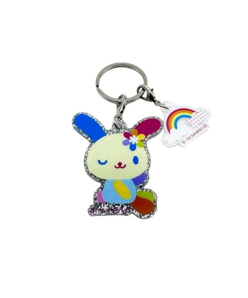 sanrio（サンリオ） キーホルダー ウサハナ 2連ラメ入りアクリル
