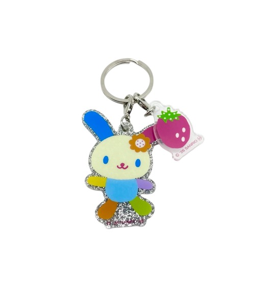 sanrio（サンリオ） キーホルダー ウサハナ 2連ラメ入りアクリル