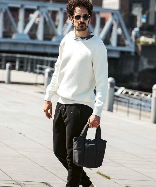 [1PIU1UGUALE3 RELAX ] ручная сумочка ONE SIZE черный мужской 