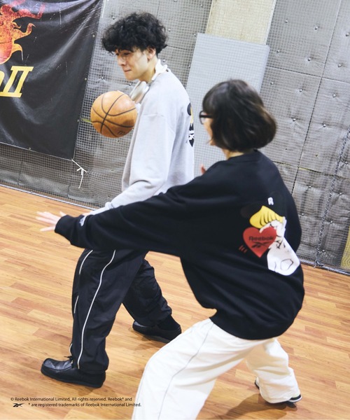 「kaoyorinakami」 スウェットカットソー「Reebokコラボ」 MEDIUM グレー メンズ_画像8