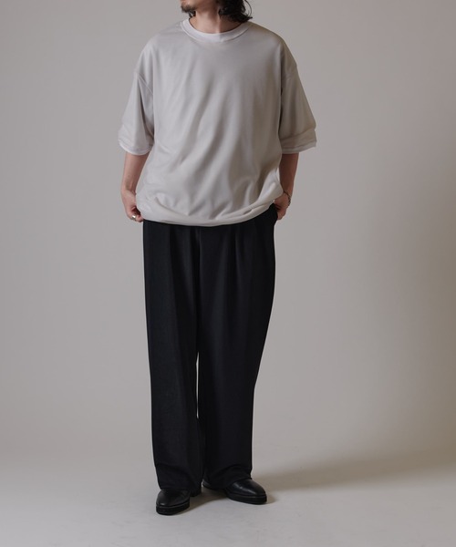 「Lui's」 半袖Tシャツ FREE ライトグレー メンズ_画像8