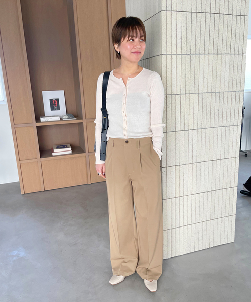 シューズ 「追加」スクエアVカットフラット レディースの画像