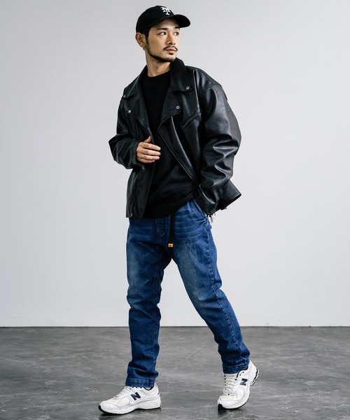 「KRIFF MAYER」 デニムパンツ M ライトブルー メンズ_画像6