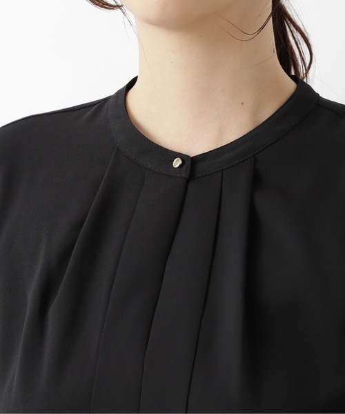 「NATURAL BEAUTY BASIC」 半袖ブラウス SMALL オフホワイト レディース_画像5