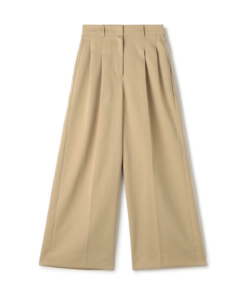 Ballsey（ボールジィ） パンツ コットンライクサテン 2タックワイド