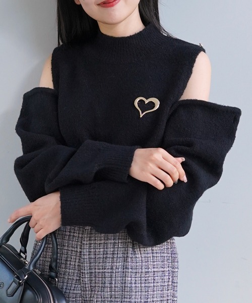 「Chico」 長袖ニット FREE グレイッシュベージュ レディース_画像8