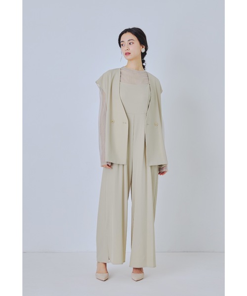 「niana」 セットアップ L イエロー レディース