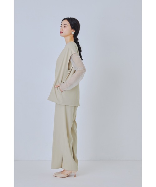 「niana」 セットアップ L イエロー レディース